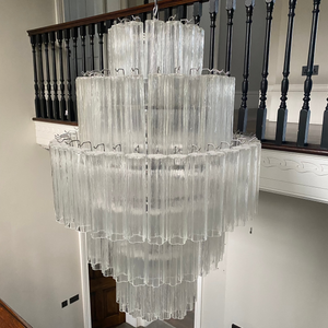 Gigantic Murano Tronchi Chandelier .