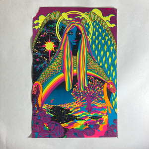 Original 1970's psychedelic poster 'Angel of Creation' .