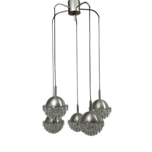 Extremely unusual 1960's sputnik style pendant light.