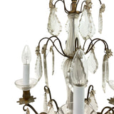 Super quality French chandelier with cut glass drops.