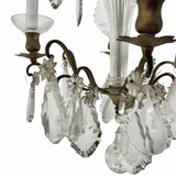 Super quality French chandelier with cut glass drops.