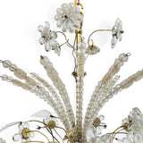 Stunning french chandelier attributed to Bagues .