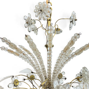 Stunning french chandelier attributed to Bagues .