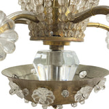 Stunning french chandelier attributed to Bagues .