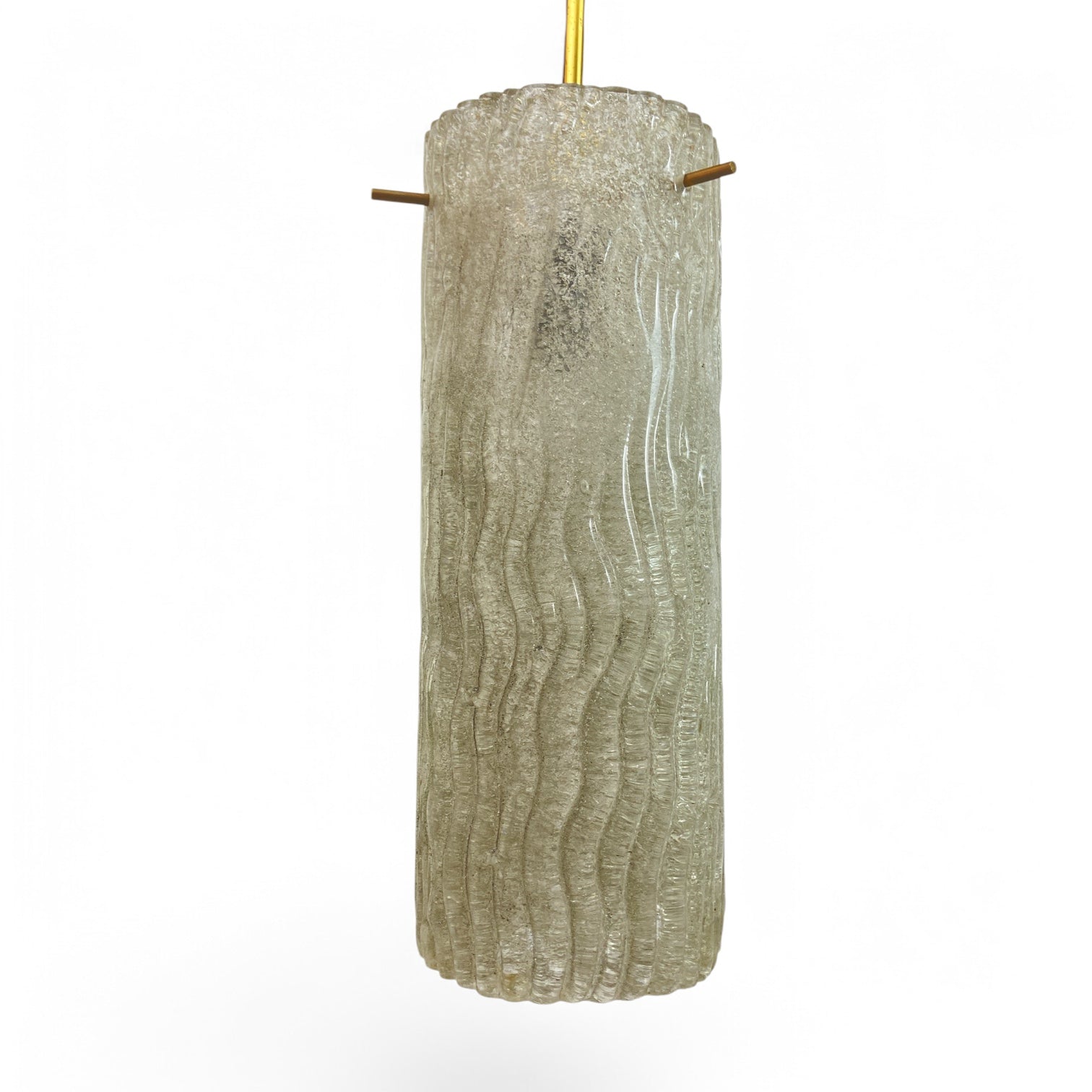 Unusual 1960's textured pendant light.