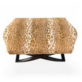 Decorative vintage footstool by Donghia.