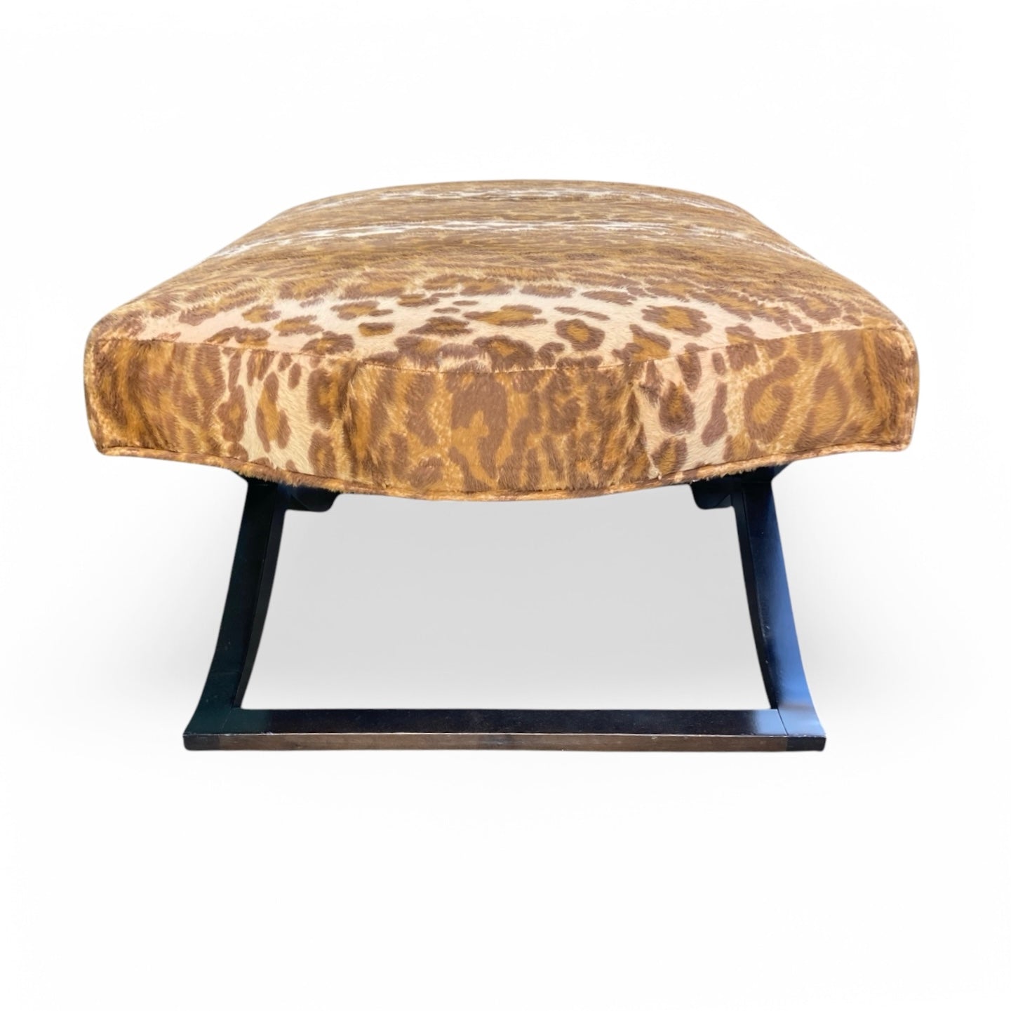 Decorative vintage footstool by Donghia.