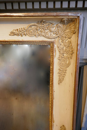 Classical parcel gilt french mirror with original glass circa 1900.