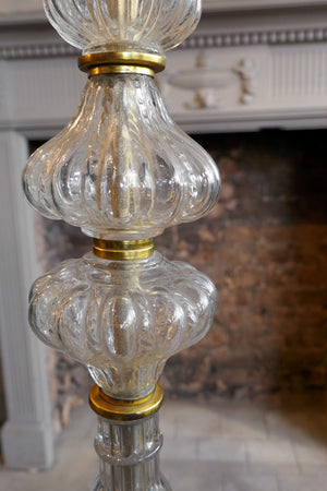 X Glass Standard Lamp